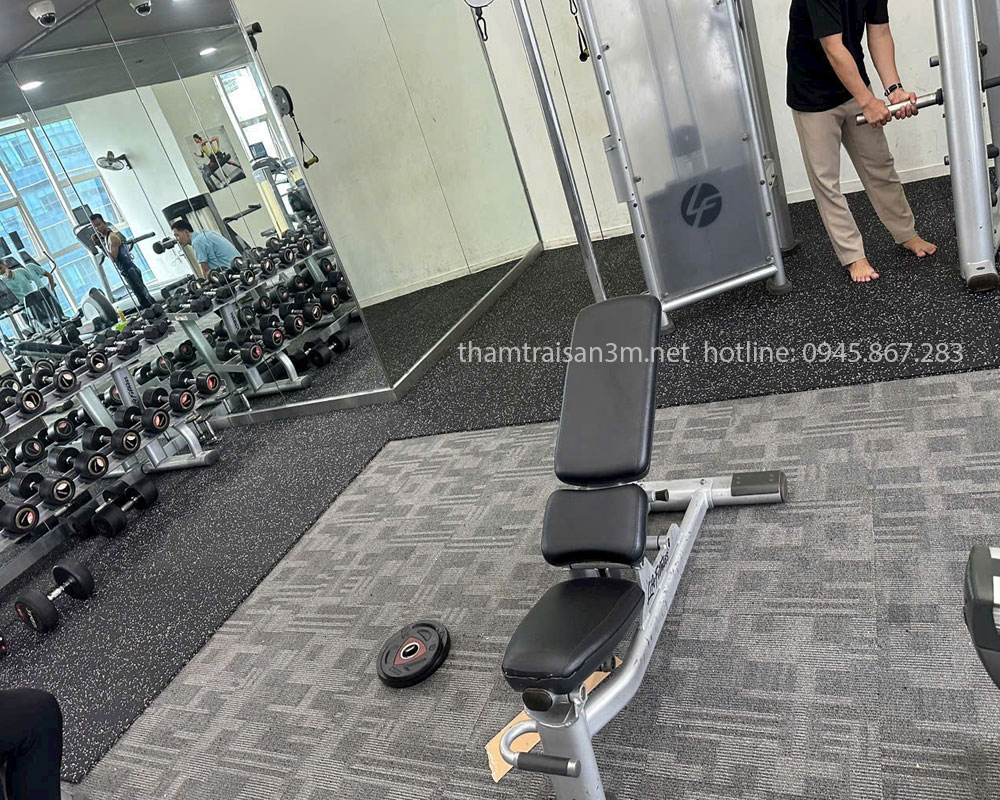 thảm cao su gym